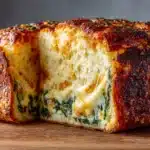 Cheesy Spinach Stuffed Bread Recipe