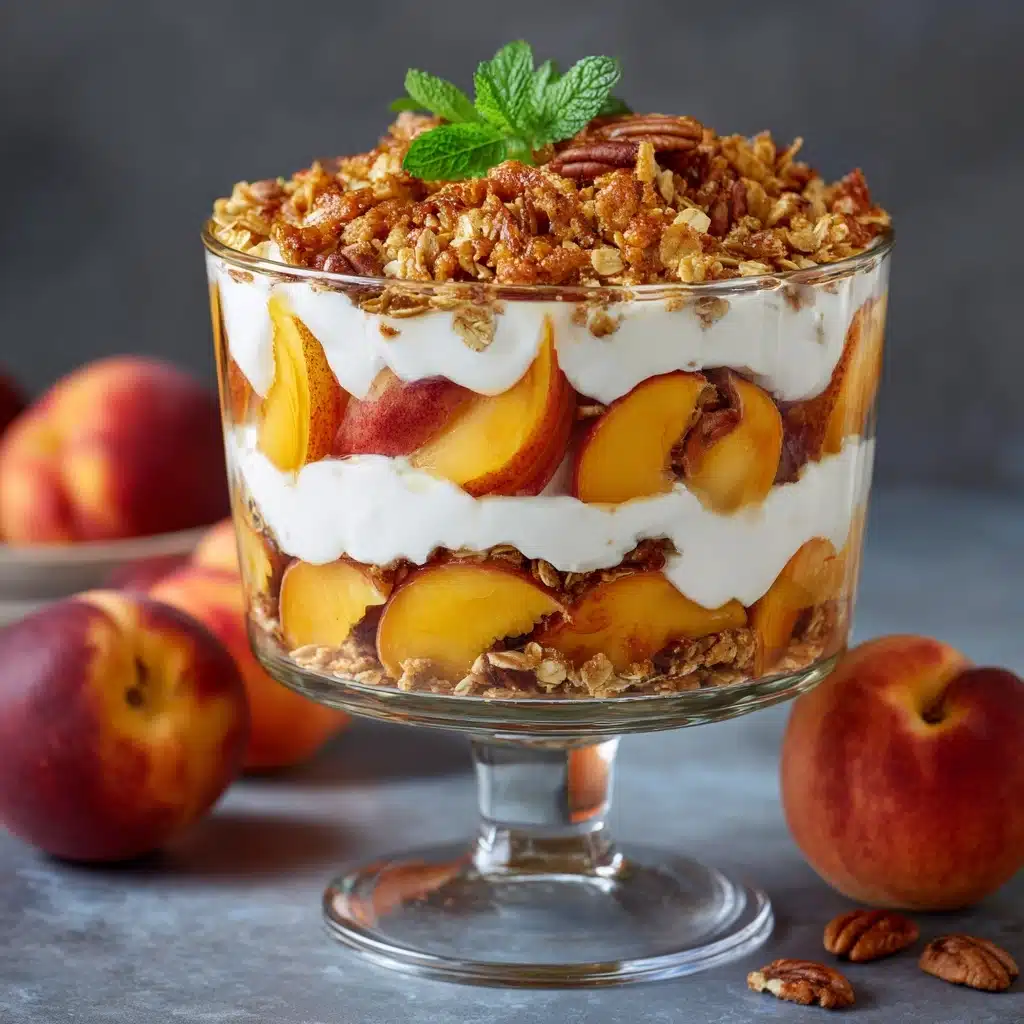 Peach Cobbler Cheesecake Fruit Salad Recipe - Recipe Image