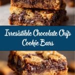 Chocolate Chip Cookie Bars Recipe