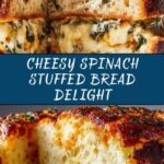 Cheesy Spinach Stuffed Bread Recipe