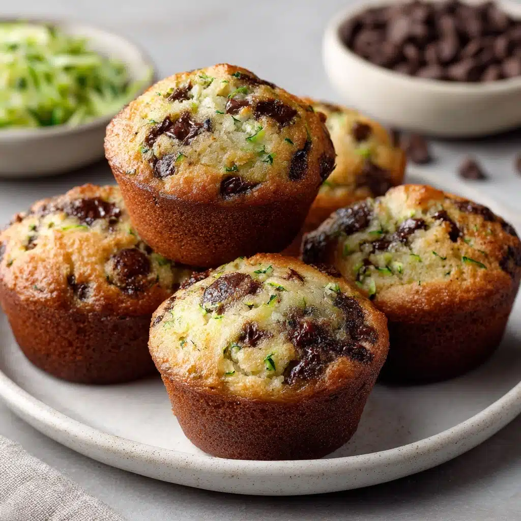 Chocolate Chip Zucchini Muffins Recipe - Recipe Image