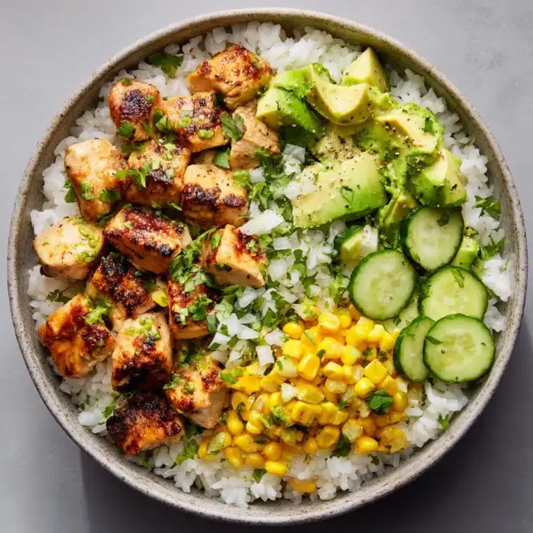 Street Corn Chicken Rice Bowl Recipe