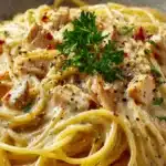 Creamy Crockpot Chicken Spaghetti Recipe