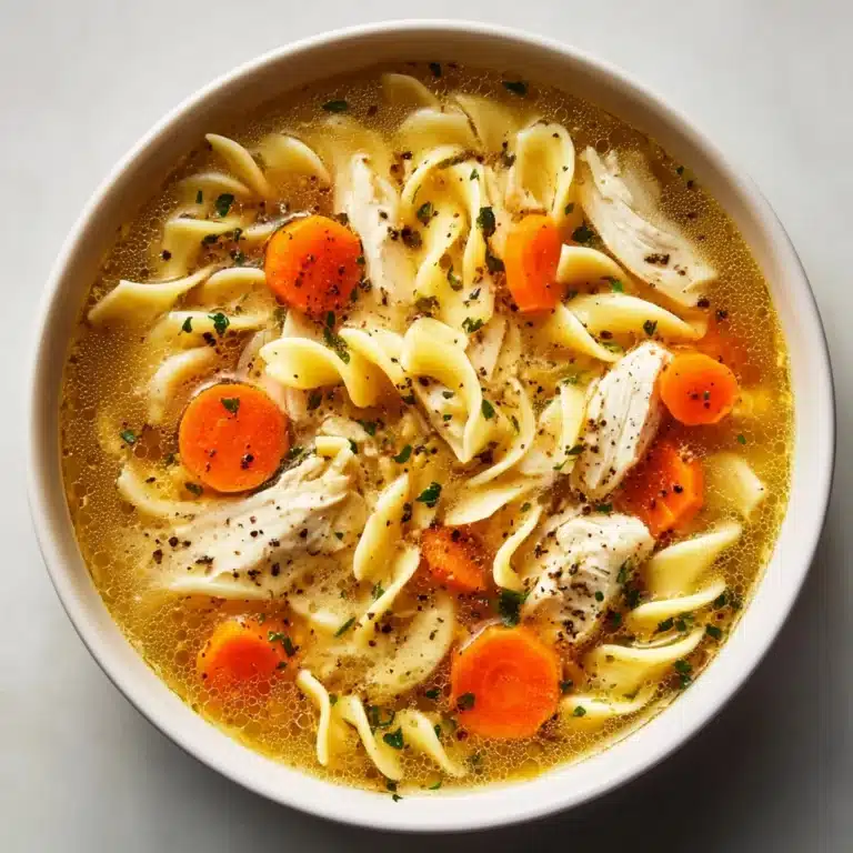 Crockpot Chicken Noodle Soup Recipe