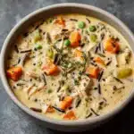 Crockpot Creamy Chicken Wild Rice Soup Recipe