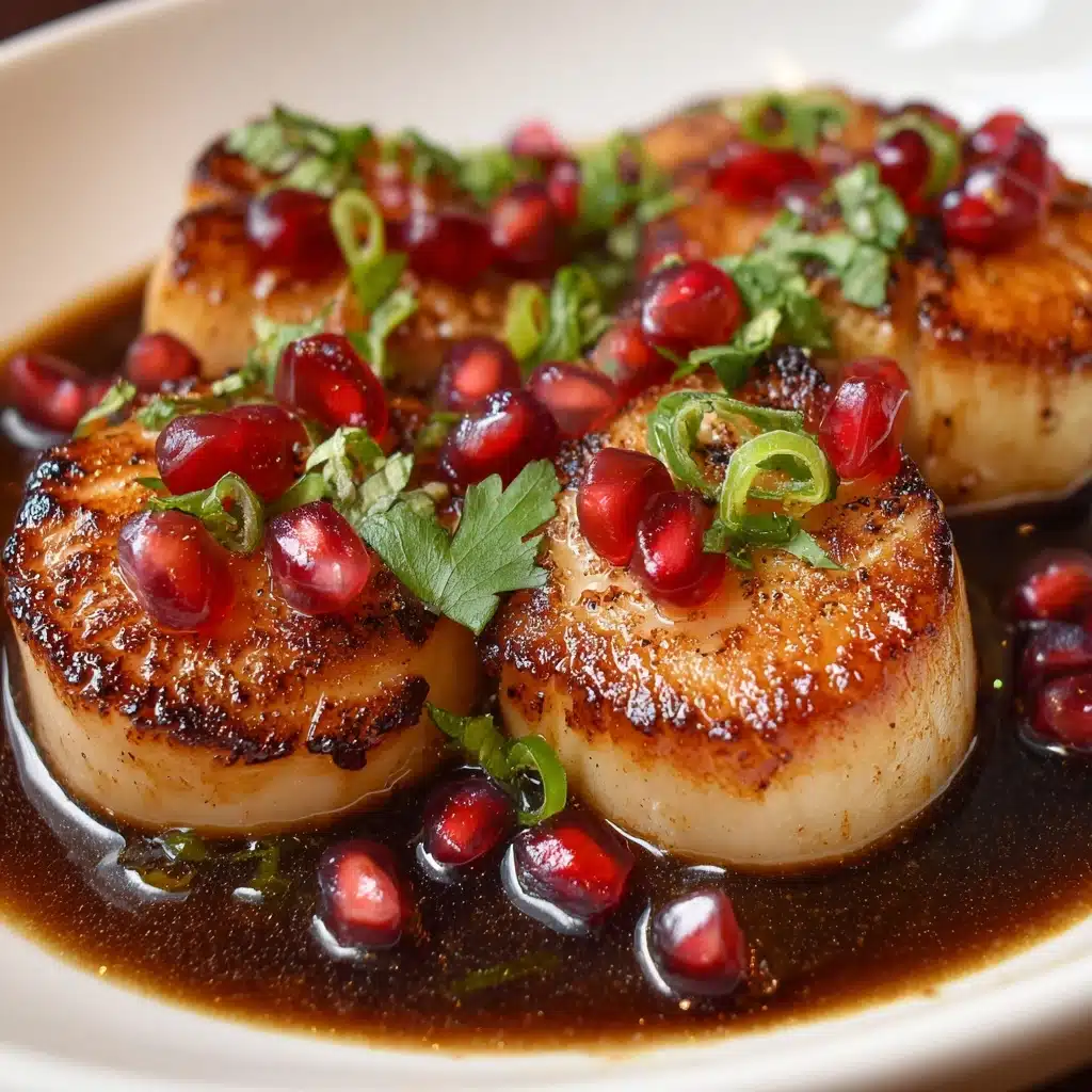 Seared Scallops with Pomegranate and Meyer Lemon: An Incredible Ultimate Recipe - Recipe Image