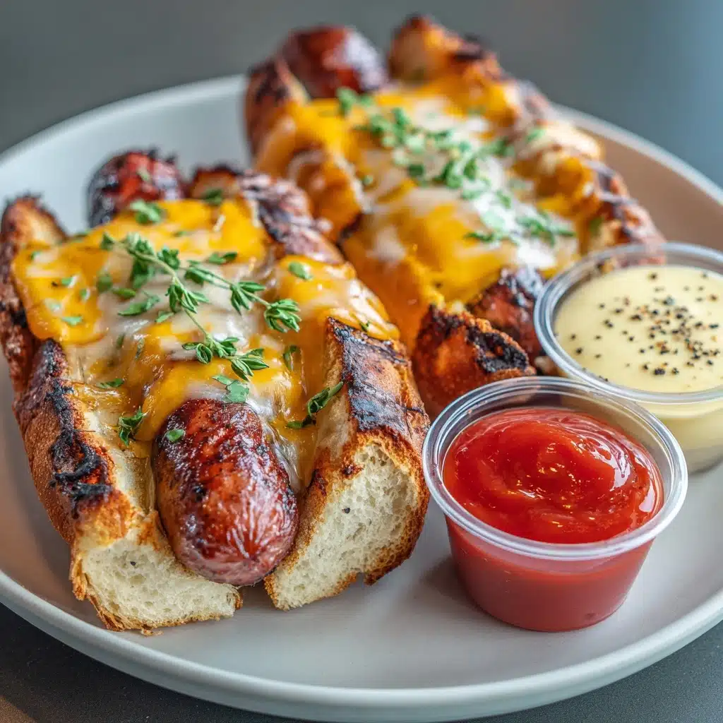 Air Fryer Grilled Cheese Hot Dogs: The Ultimate Comfort Food Recipe - Recipe Image
