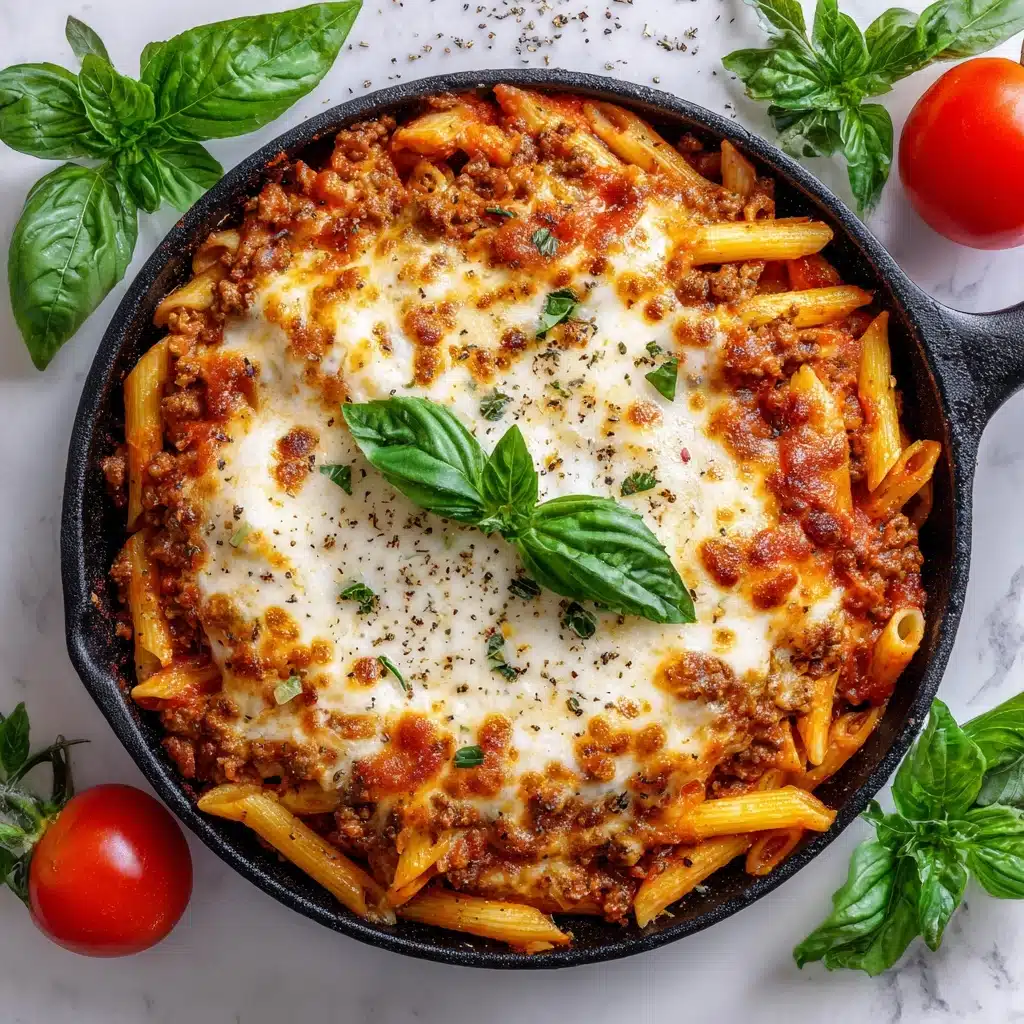 Cheesy Penne with Ground Beef: A Deliciously Easy Recipe for Dinner Recipe - Recipe Image