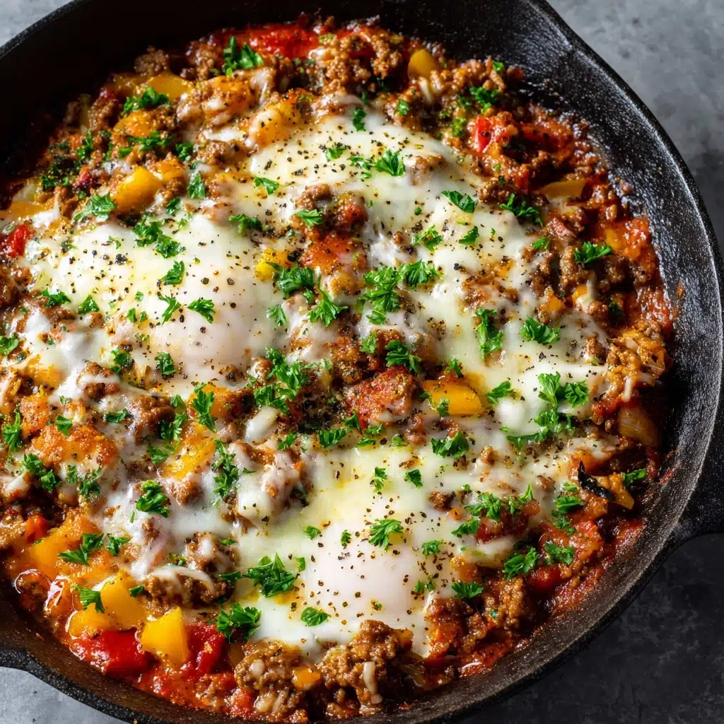 Simple Ground Turkey Pepper Skillet Recipe - Recipe Image