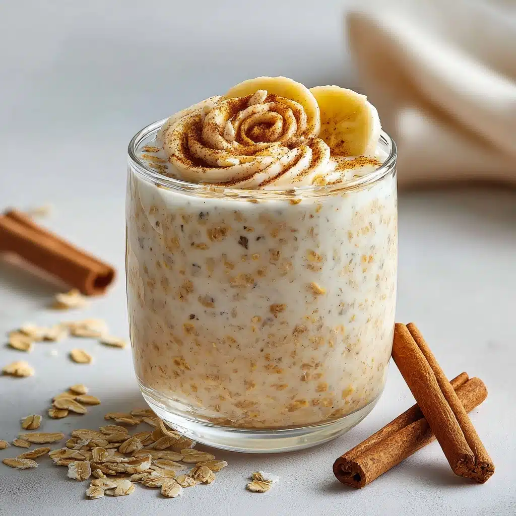 Cinnamon Roll Overnight Oats Recipe - Recipe Image