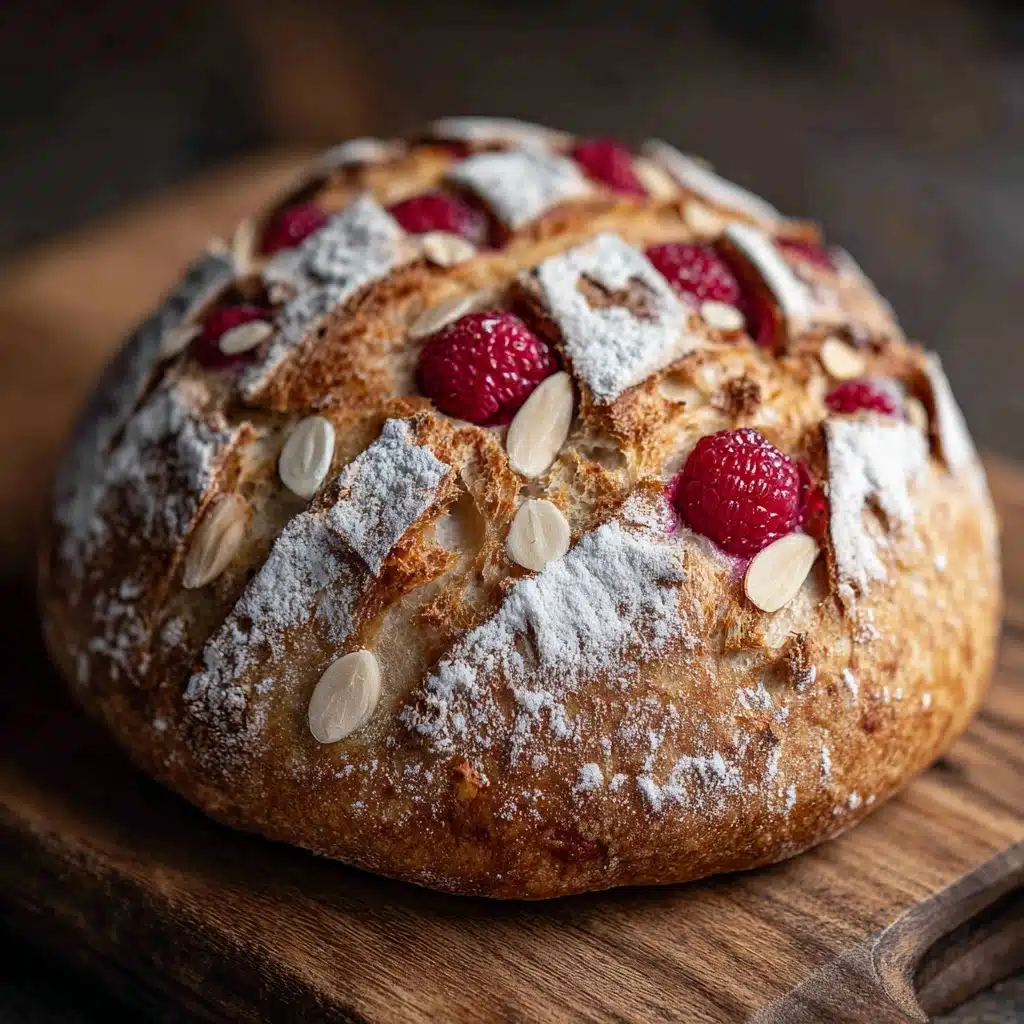 Sourdough White Chocolate and Raspberry Bread Recipe - Recipe Image