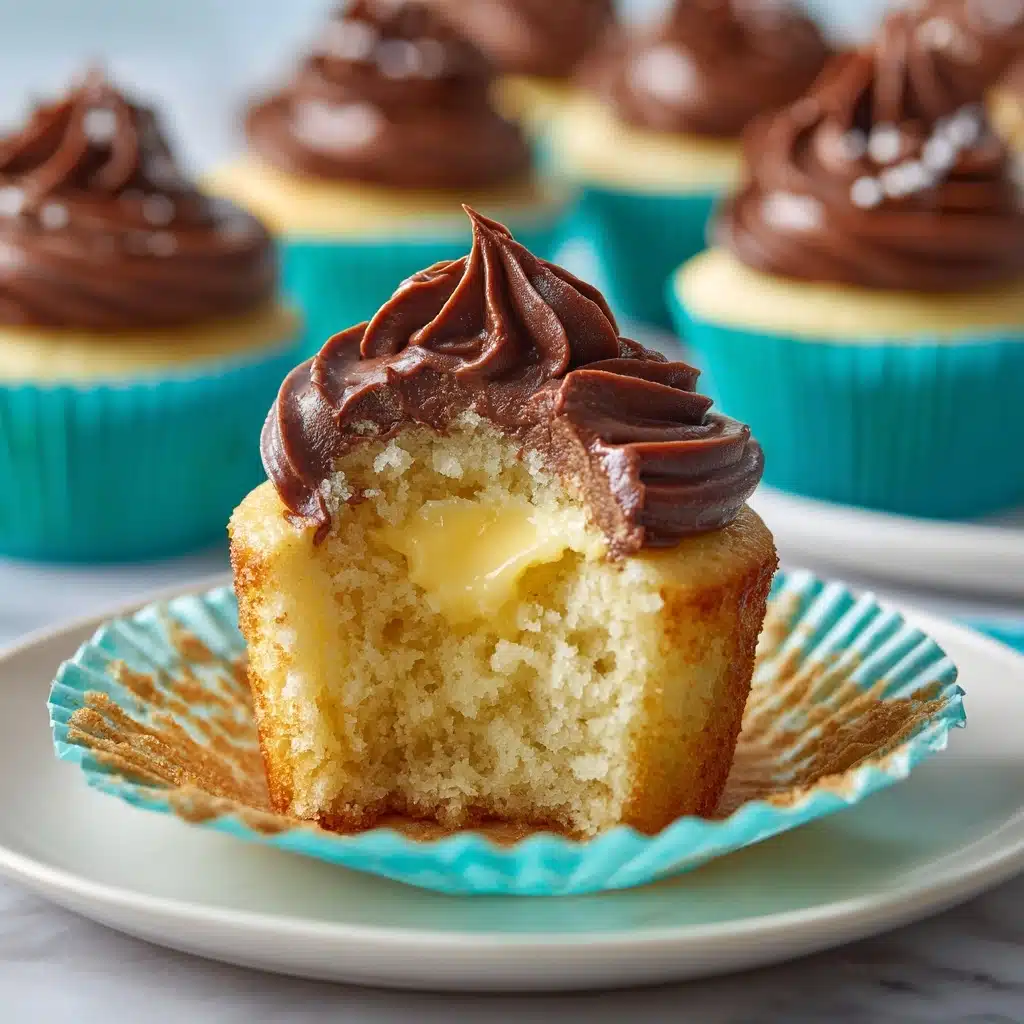 Boston Cream Pie Cupcakes Recipe - Recipe Image