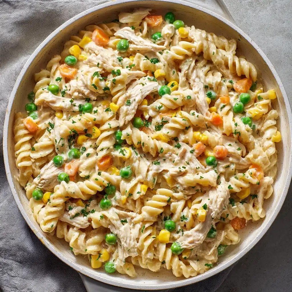 Chicken Pot Pie Pasta Recipe - Recipe Image