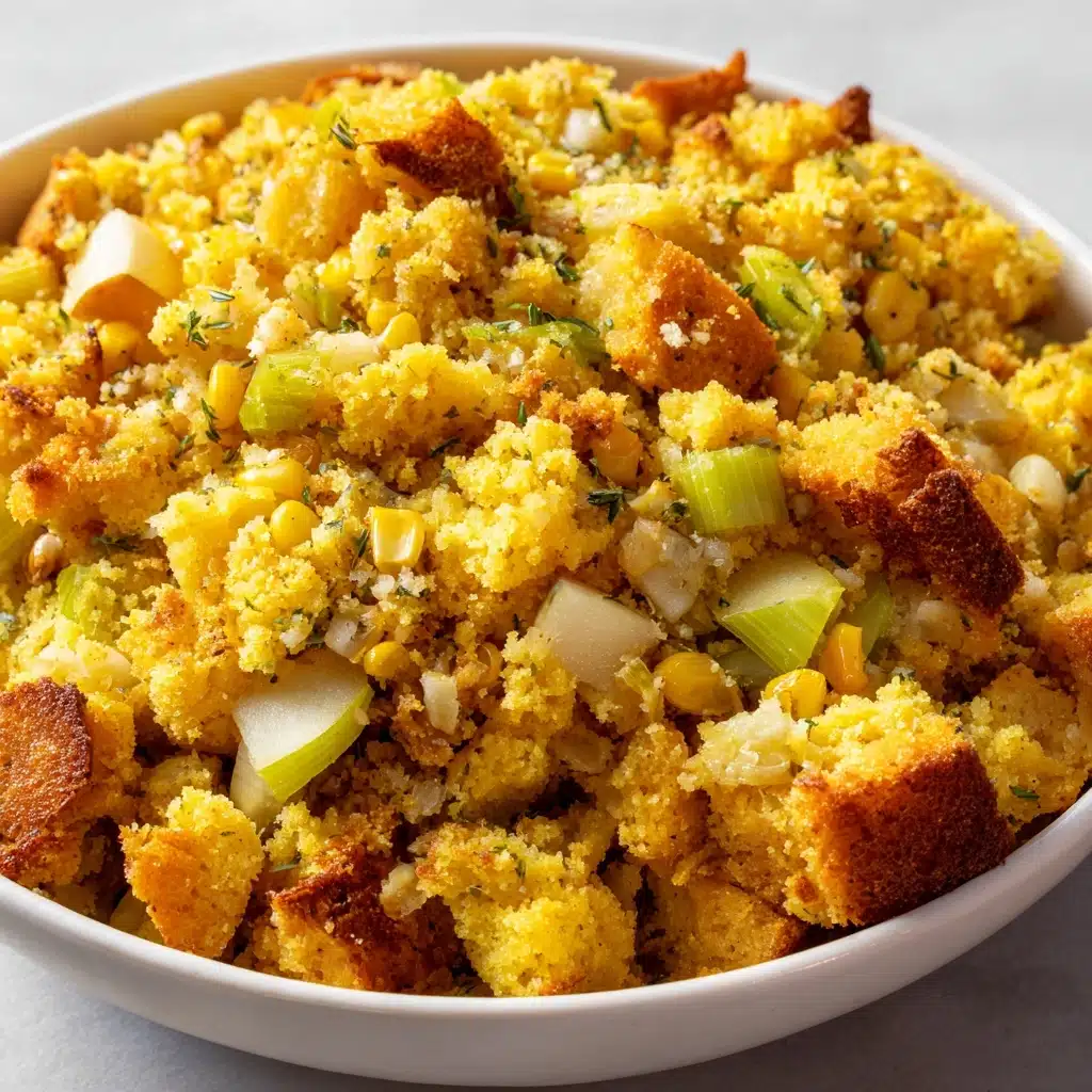 Cornbread Stuffing with Apples Recipe - Recipe Image