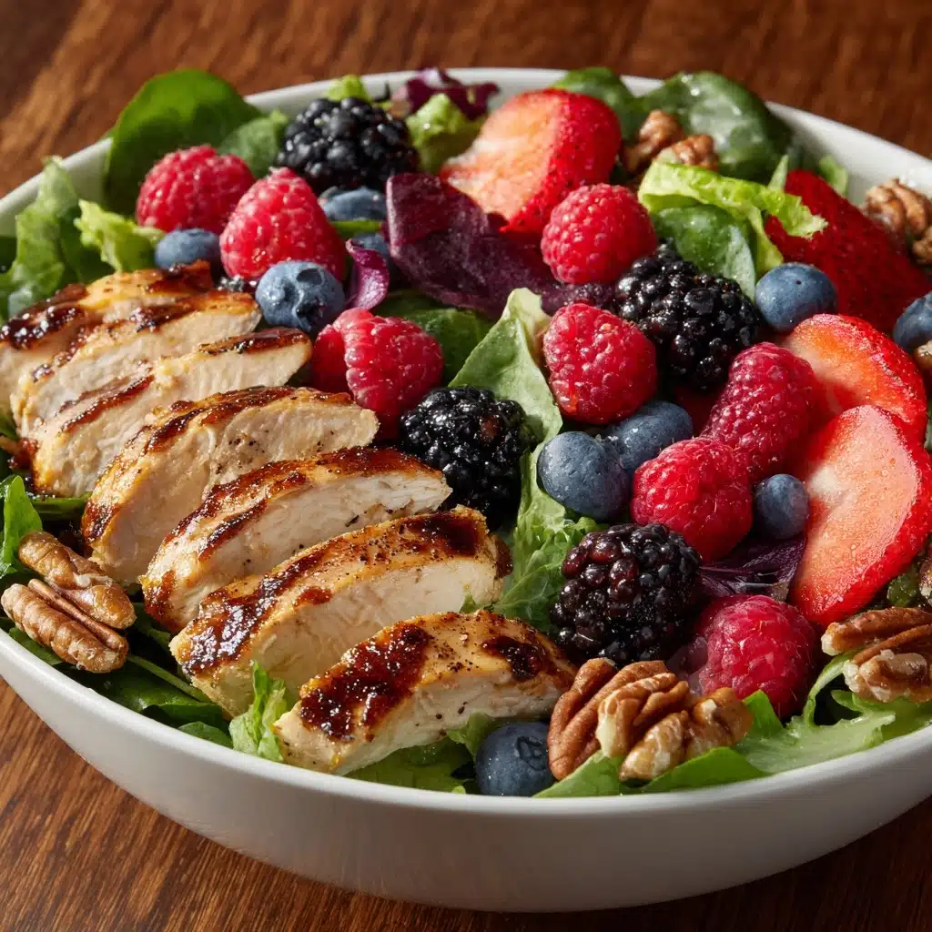 Berry Chicken Salad with Poppy Seed Dressing Recipe - Recipe Image