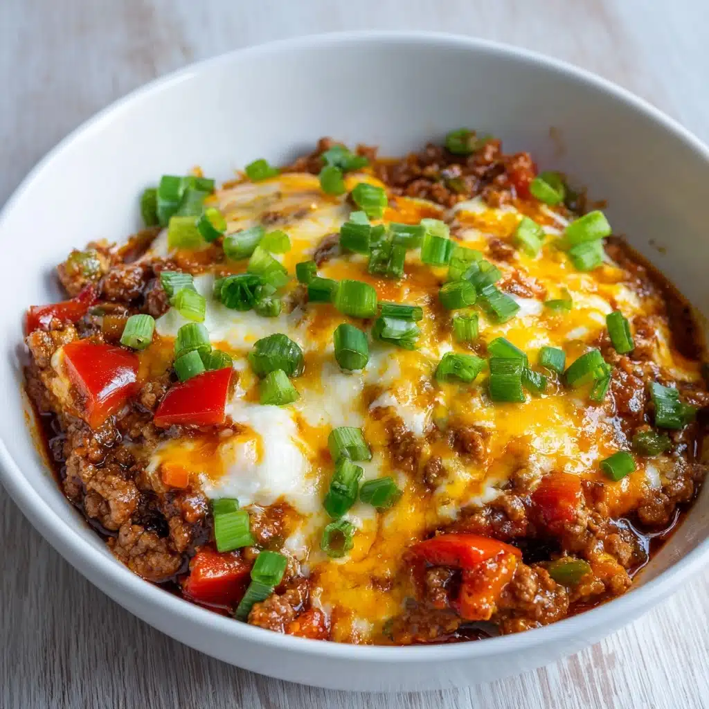 One Pot Wonder Stuffed Pepper Skillet Recipe - Recipe Image