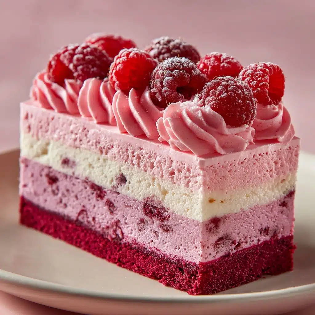 Pink Velvet Raspberry Cheesecake Recipe - Recipe Image