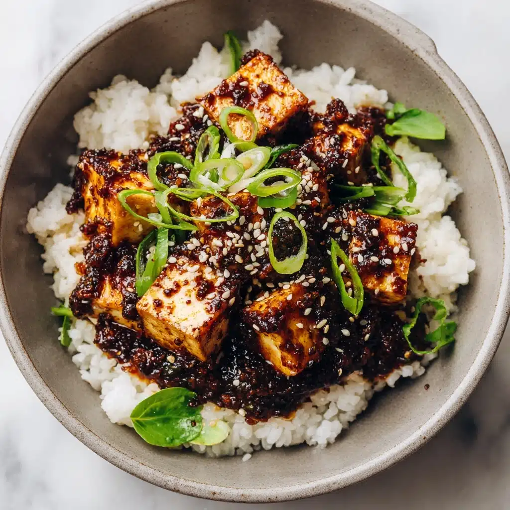 Crispy Gochujang Korean Tofu Recipe - Recipe Image