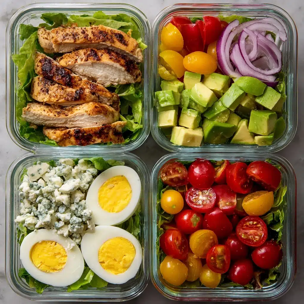 Easy Cobb Salad Meal Prep Recipe - Recipe Image