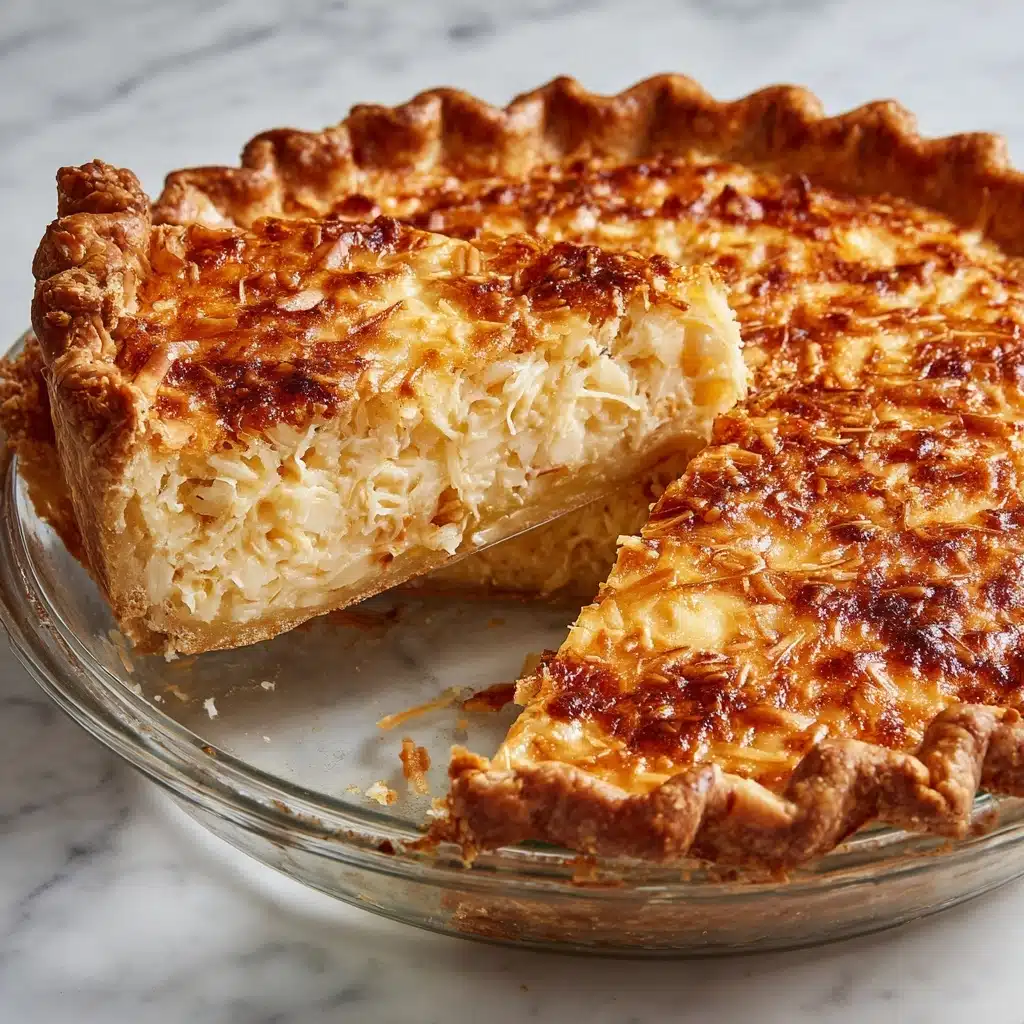 Baked Chicken Salad Pie Recipe - Recipe Image