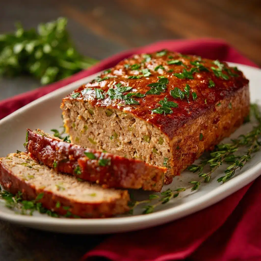 Turkey Stuffing Meatloaf Recipe - Recipe Image