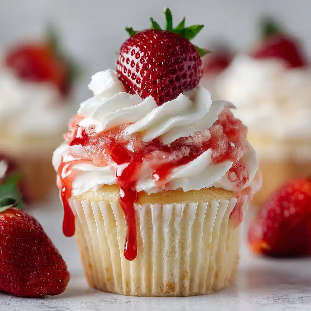 Strawberry Cheesecake Cupcakes Recipe - Recipe Image