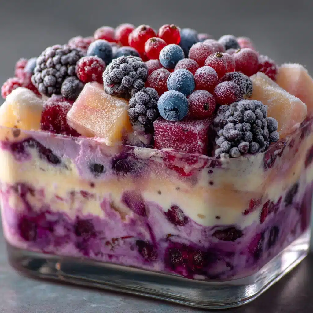 Berry Bliss Frozen Fruit Salad Recipe