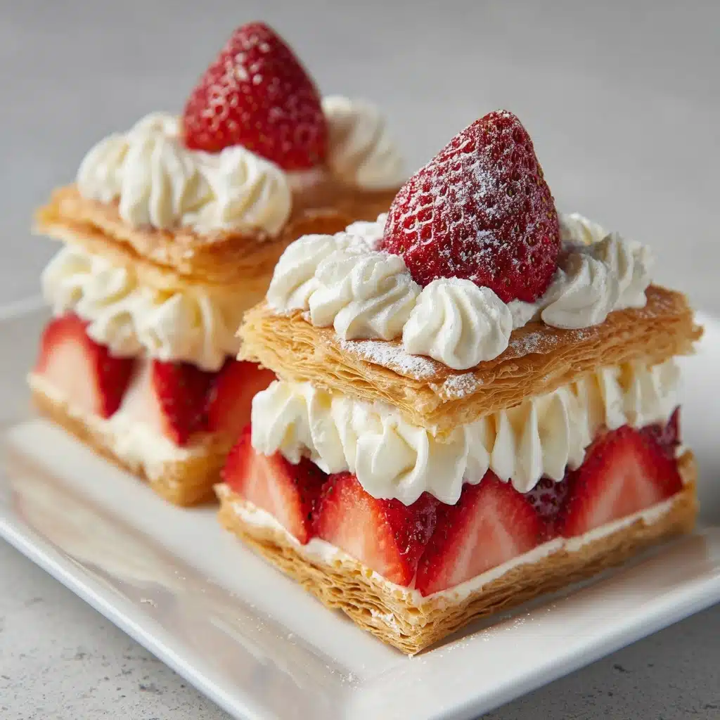 Strawberry Napoleons: A Sweet, Flaky Delight Recipe - Recipe Image