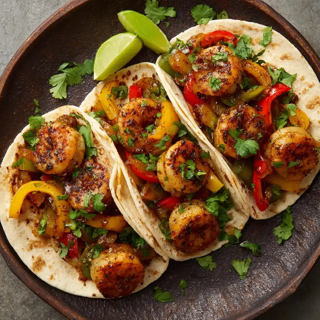 Crock Pot Fire Roasted Shrimp Tacos Recipe - Recipe Image