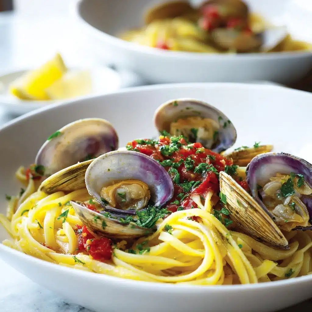 Linguine and Clams with Tomatoes: An Amazing Ultimate Recipe - Recipe Image