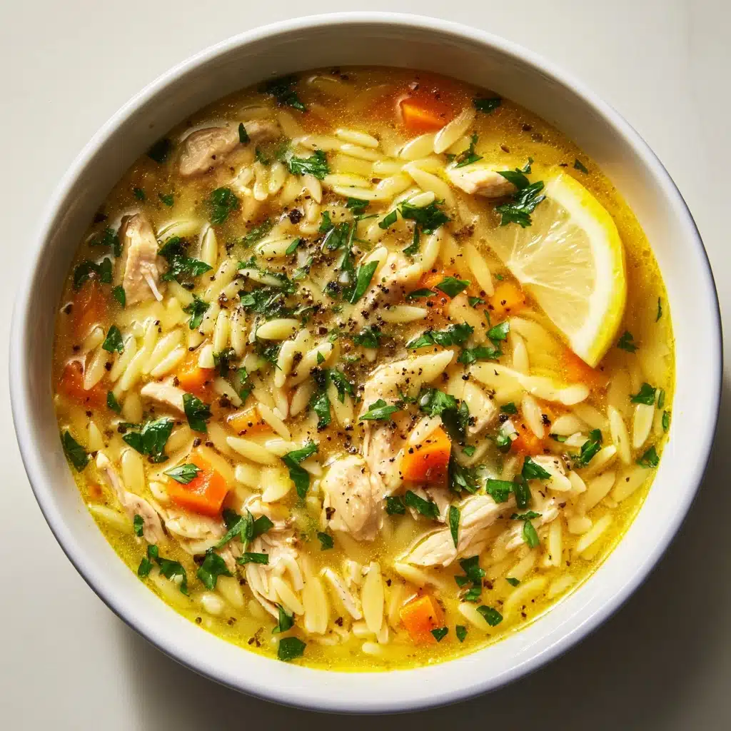Delicious Lemon Orzo Soup Recipe for Comfort Recipe - Recipe Image
