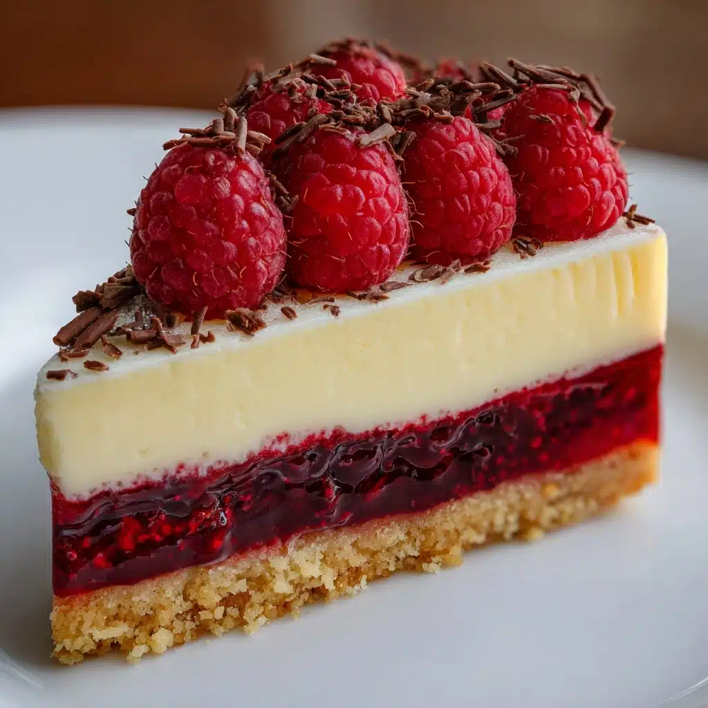 Vegan White Chocolate Raspberry Tart Recipe - Recipe Image