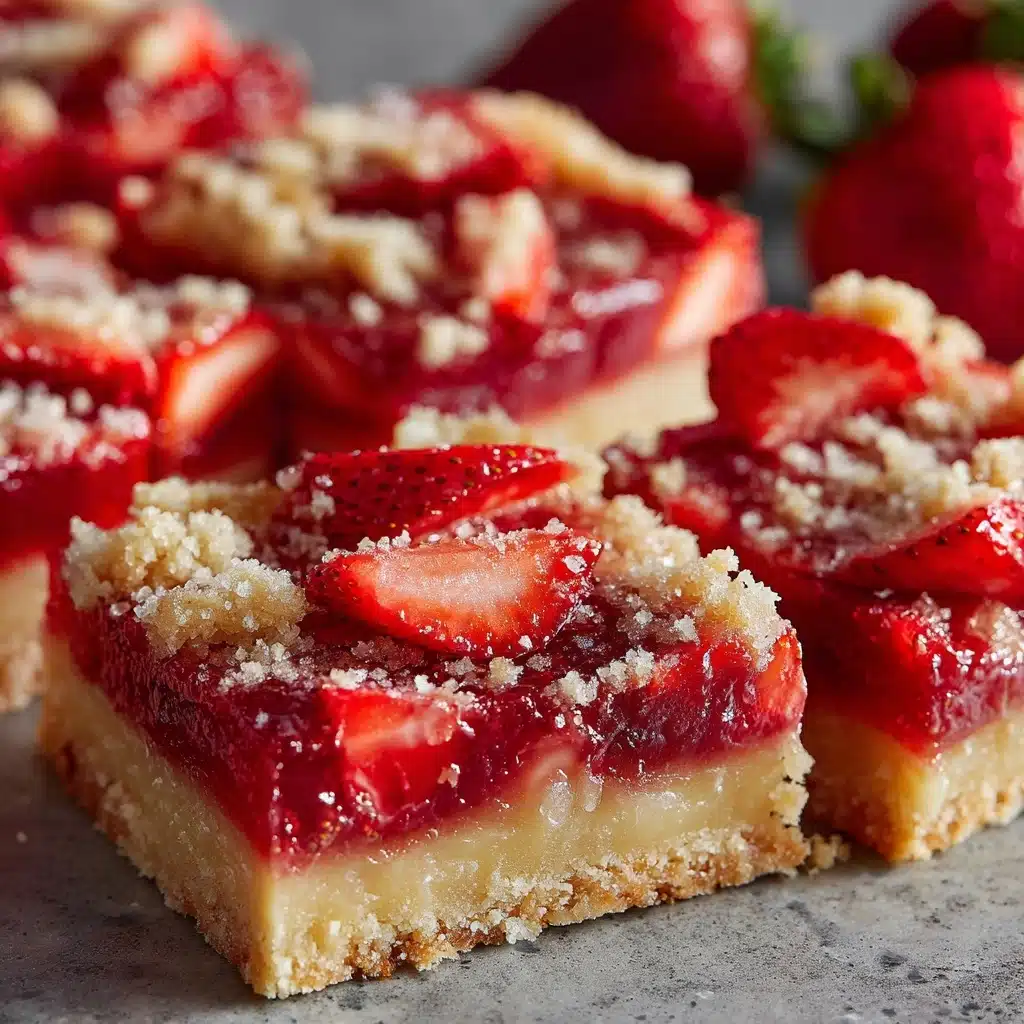 Strawberry Pie Bars Recipe - Recipe Image