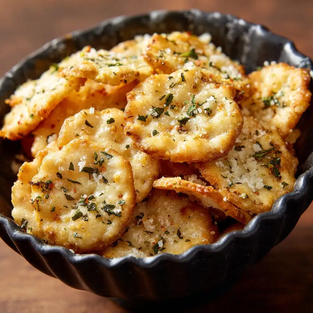 Cheesy Garlic Ritz Bits Recipe - Recipe Image