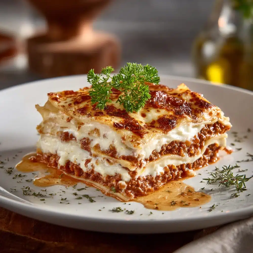 Classic Greek Eggplant Moussaka Recipe - Recipe Image