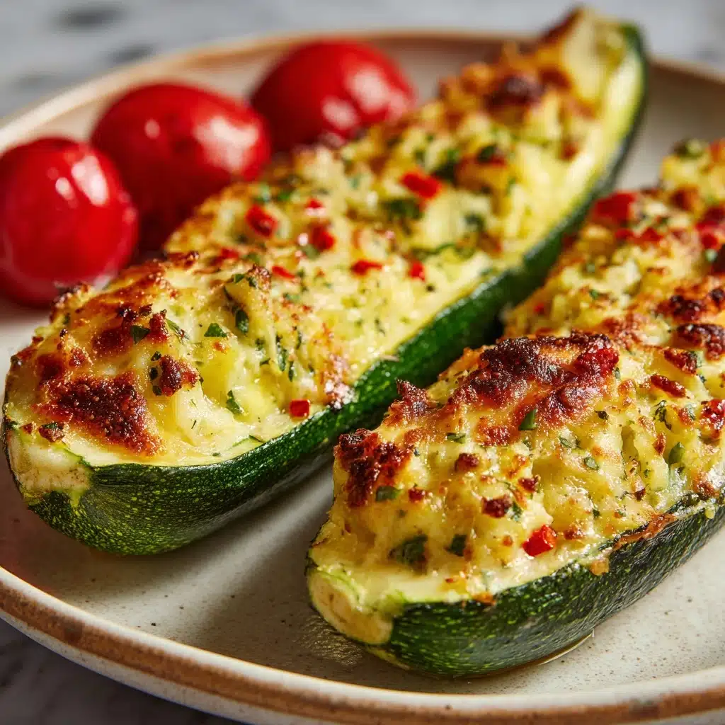Mediterranean Stuffed Zucchini Recipe - Recipe Image