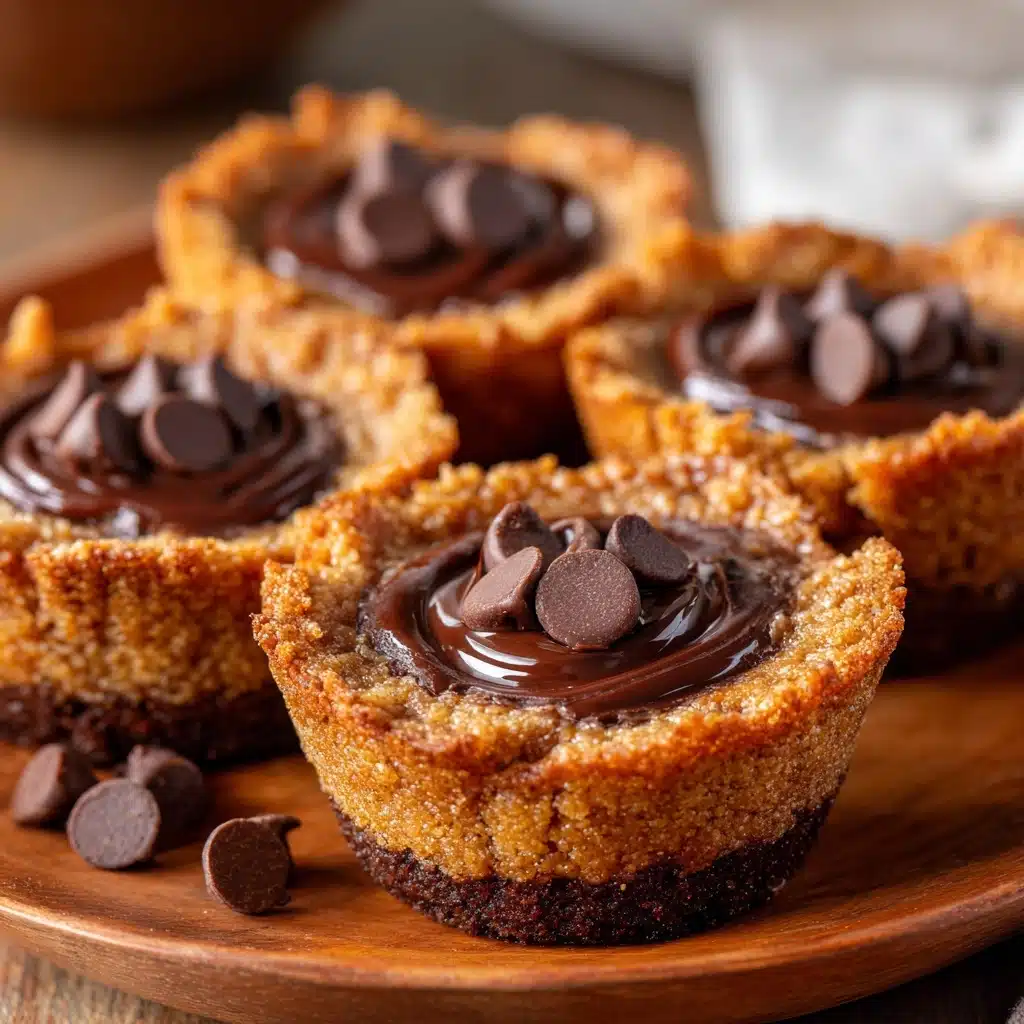 Fudge Filled Chocolate Chip Cookie Cups Recipe - Recipe Image