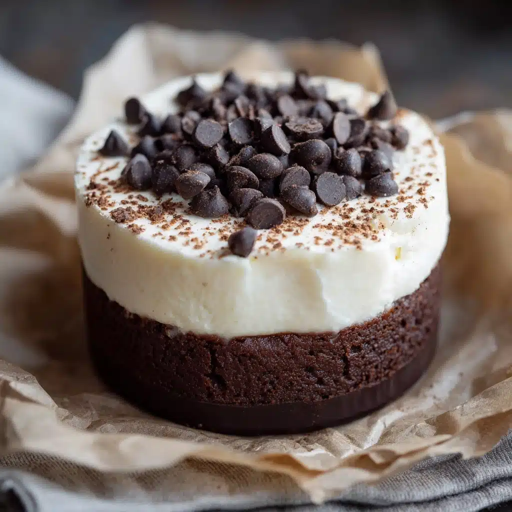 Brownie Bottom Mini Cheesecakes Recipe - Recipe Image