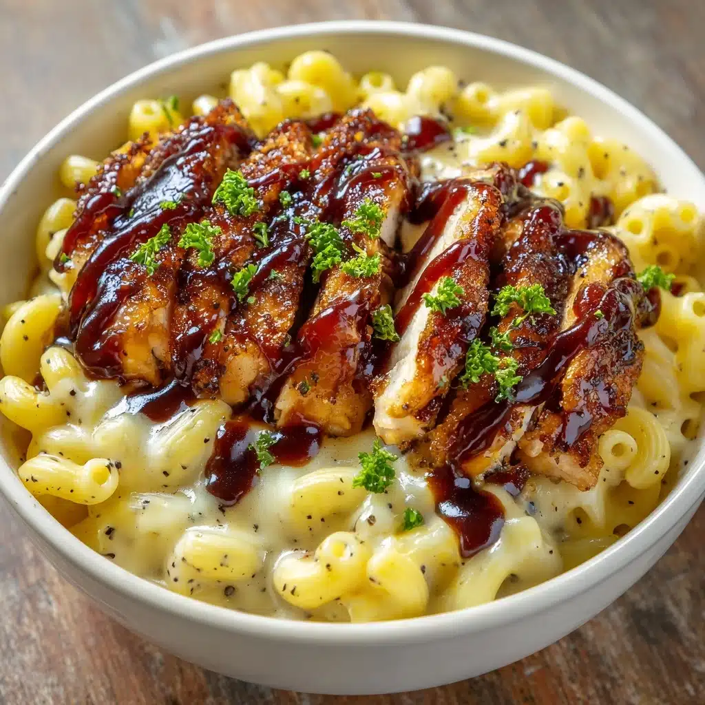 Honey Pepper Chicken Mac and Cheese Recipe - Recipe Image
