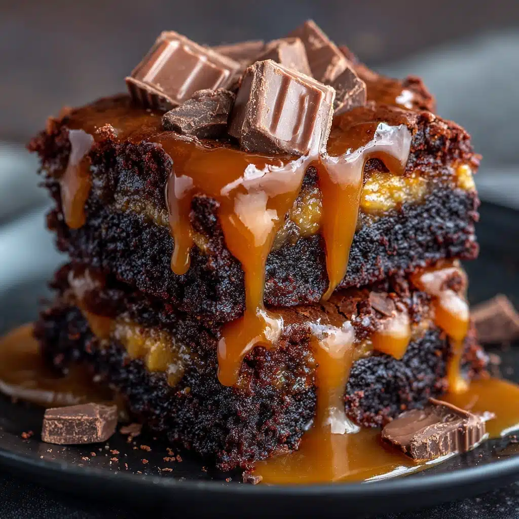 Chocolate Caramel Dump Cake Recipe - Recipe Image