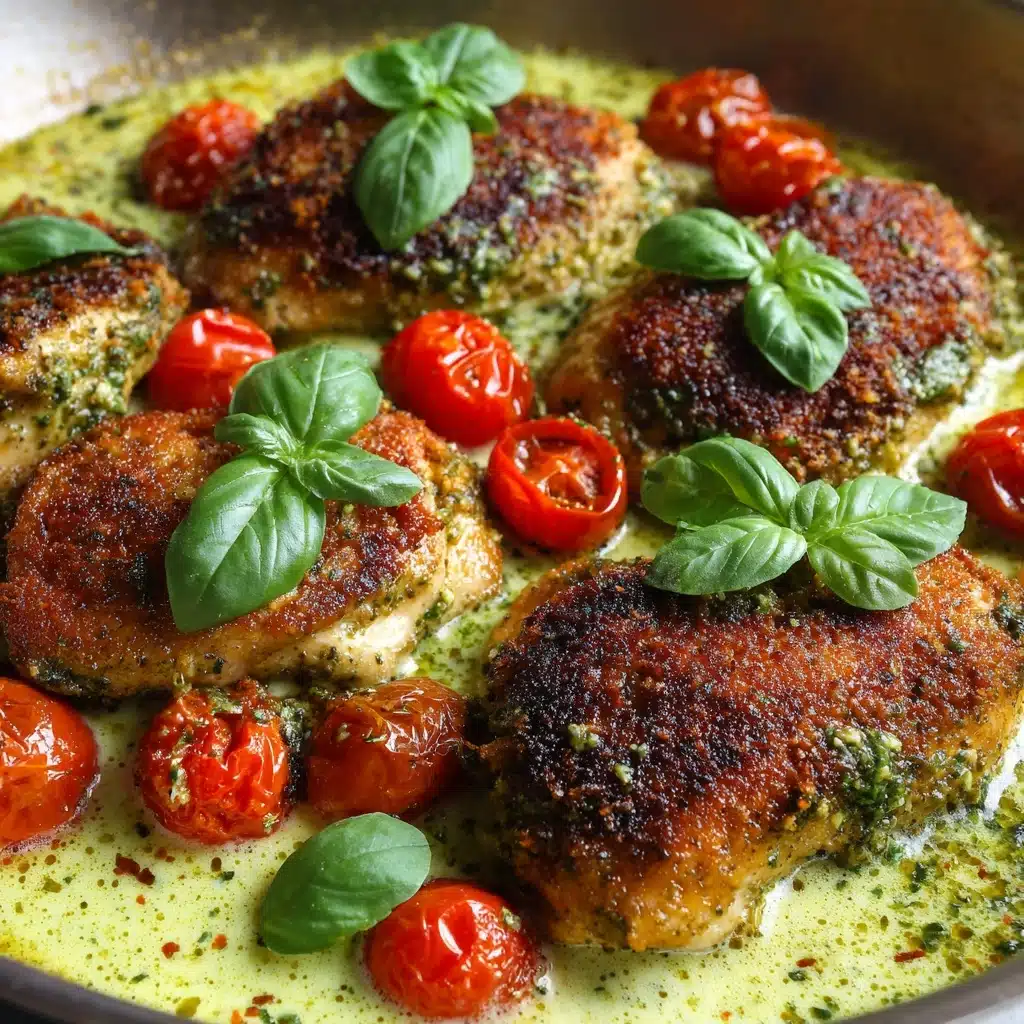 Creamy Pesto Chicken Recipe - Recipe Image