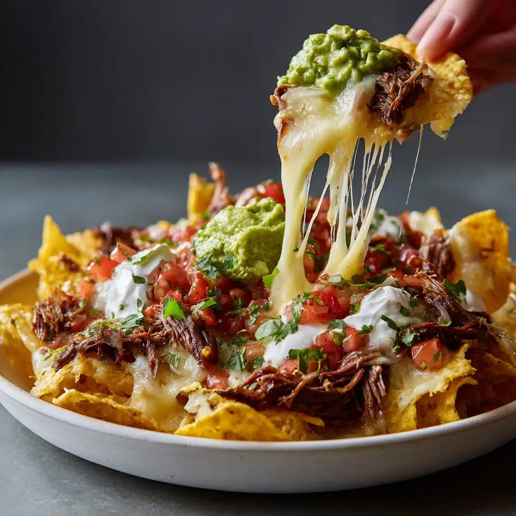 Skillet Steak Fajita Nachos Recipe - Recipe Image