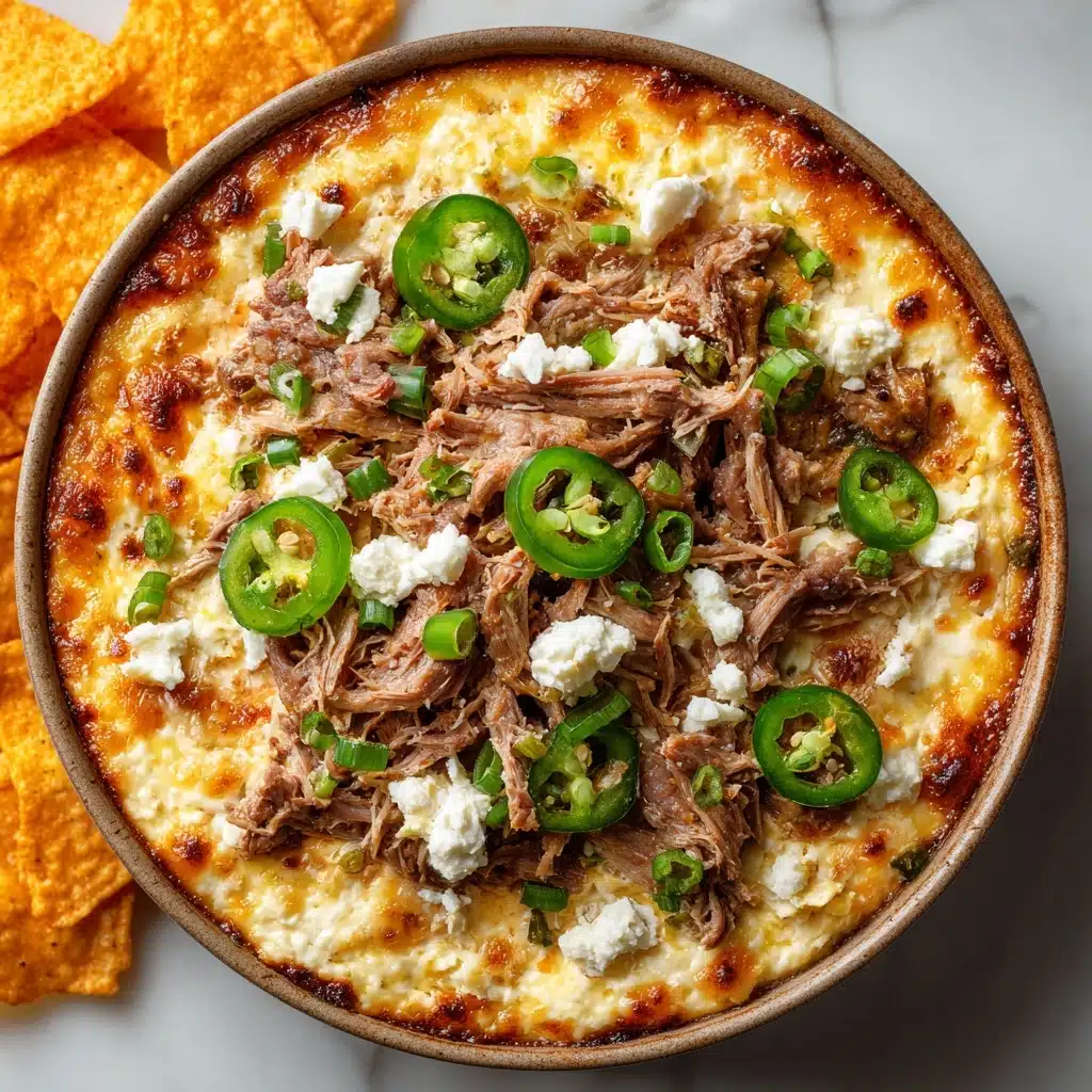 Roasted Poblano Brisket Dip Recipe - Recipe Image