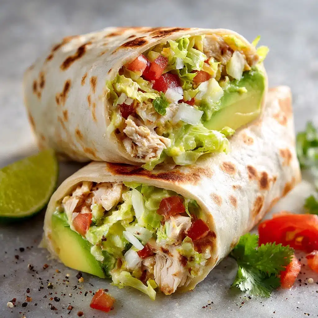 Chicken Avocado Ranch Burritos Recipe - Recipe Image
