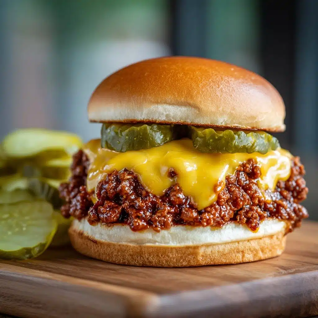 Cheesy Sloppy Joes Recipe - Recipe Image