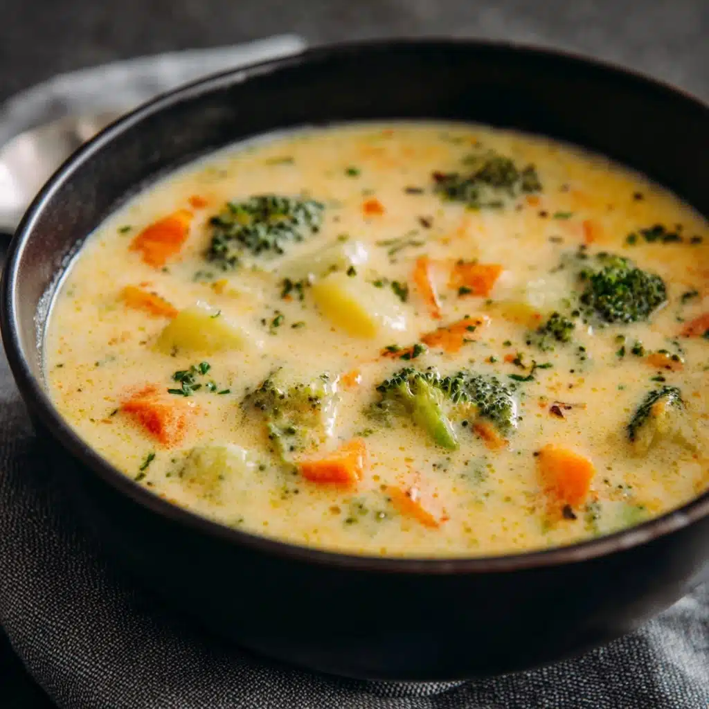 Cheesy Vegetable Soup Recipe - Recipe Image