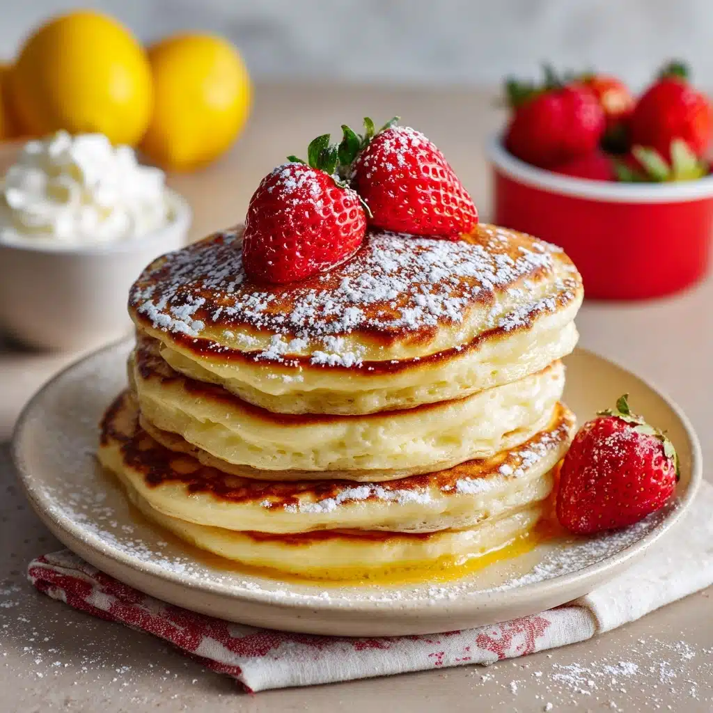 Cloud-like Lemon Soufflé Pancakes Recipe - Recipe Image