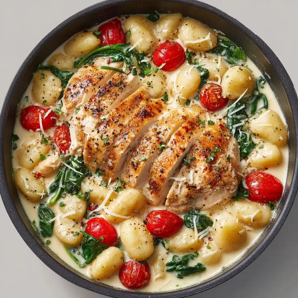 Garlic Chicken Gnocchi Skillet Recipe - Recipe Image