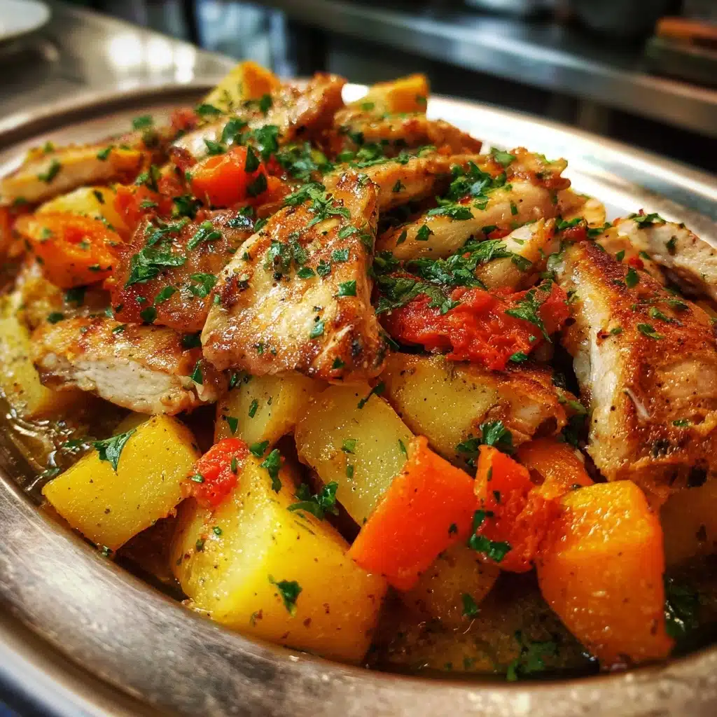 Easy Italian Chicken and Potatoes Recipe - Recipe Image