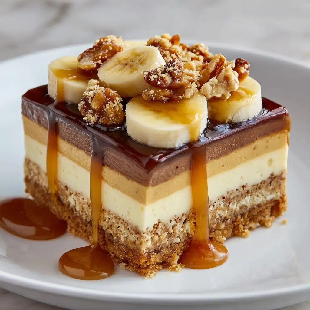 Banana Caramel Nut Cheesecake Recipe - Recipe Image